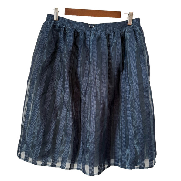 Pure Sugar Skirt Women's L Vintage Fairy Metallic Whimsigoth Balletcore Sheer - Picture 1 of 8